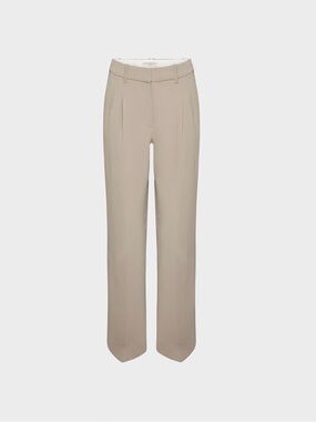 A Aritzia The Effortless Pant Lo- Rise, Color Nomad Taupe. Size 2